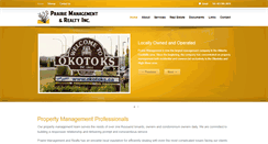 Desktop Screenshot of prairiemanagement.ca