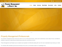 Tablet Screenshot of prairiemanagement.ca